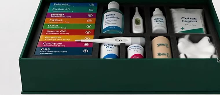 Inside the DocOnKit travel medical kit
